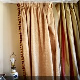 D73. Silk drapes. 